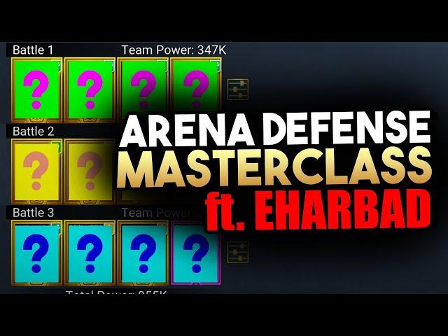 Rebuilding my 3v3 ARENA DEFENSE!! ft.@Eharbad | Raid: Shadow Legends