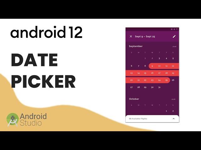 How to CREATE a DATE PICKER in your ANDROID STUDIO APP | #2022 #android #development #tutorial #easy