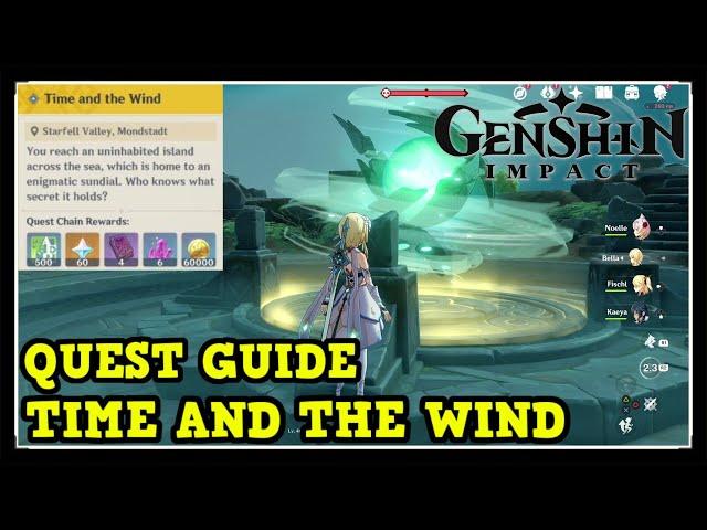 Genshin Impact Time and the Wind World Quest Guide