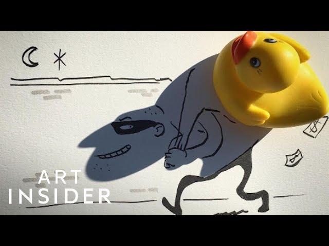 Artist Makes Art With Shadow Drawings | Art Insider