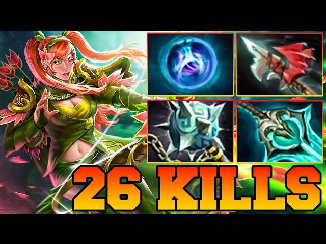 26 Kills Windranger Dota 2 !! Windranger Dota 2 Carry Offlane 7.35 Meta Pro Gameplay Build Guide