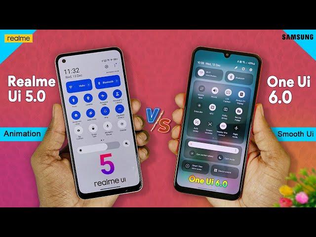 Realme Ui 5.0 vs One Ui 6.0 Update Comparison | Let's Check One Ui 6.0 & Realme Ui 5.0 Features