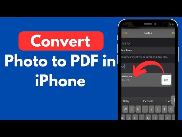 How to Convert Photo to PDF in iPhone (Quick & Simple)