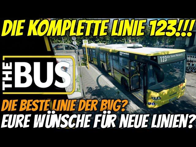 Die beste Bus-Linie der BVG? Was sind eure Wunschstrecken? Die komplette 123er Linie | The Bus 4K