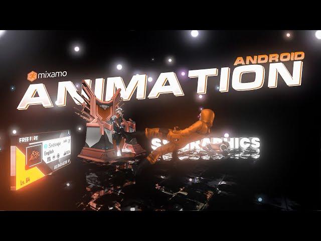 How To Animate 3D Model Free Fire In Android | 3d Model Animation In Mixamo Tutorial On Android