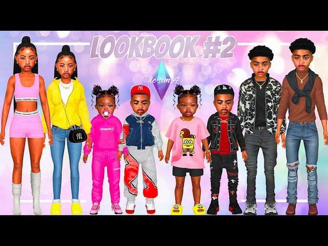 LookBook #2 | Child CC | Toddler CC | Clothes Folder