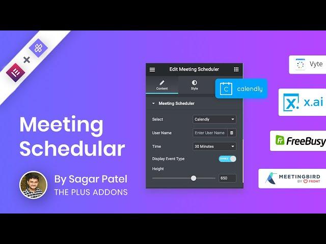 Top 5 appointment & meeting schedular apps integration with Elementor page builder