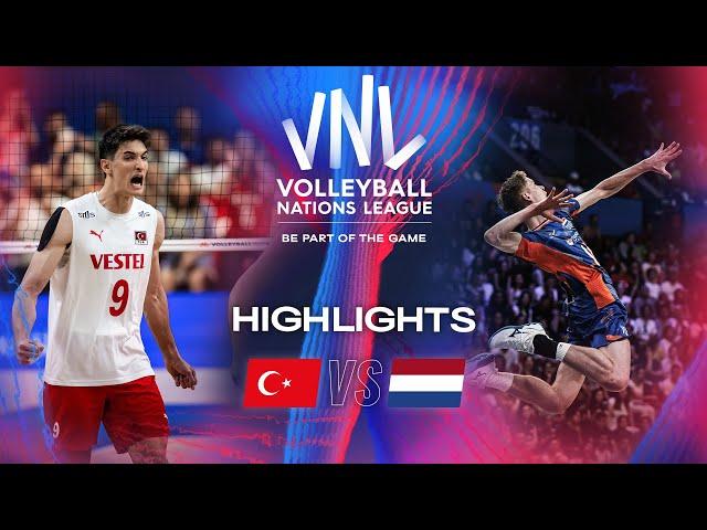  TÜR vs.  NED - Highlights | Week 1 | Men's VNL 2024