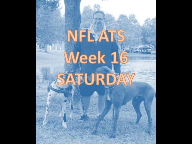 NFL ATS Picks Week 16 sat