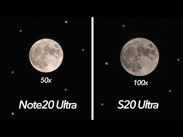 Samsung Note20 Ultra vs S20 Ultra Camera Comparison! 50x Zoom vs 100x Space Zoom - Which Is Better?