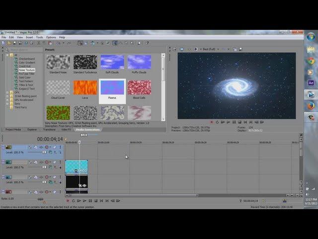 How to Make a Professional 3D Space Intro In Sony Vegas Pro 13