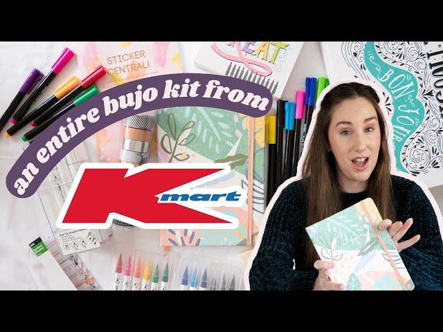 I Tried Bullet Journaling with KMART Stationery