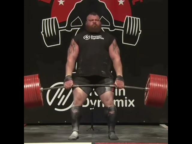 500Kg Deadlift By *@Eddie 'The Beast' Hall*  #shorts