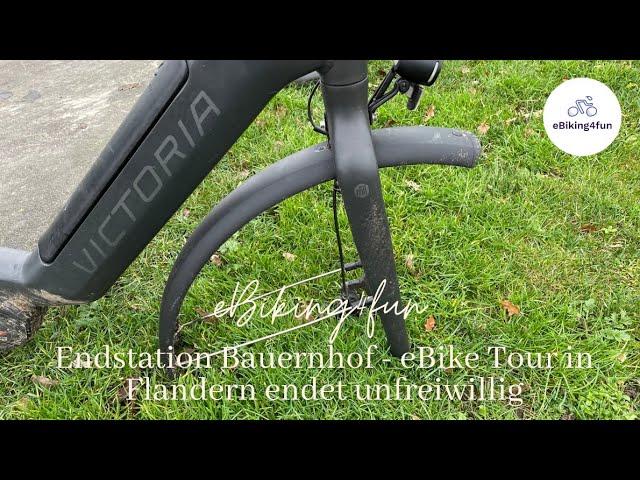 Endstation Bauernhof: eBike Tour in Flandern endet unfreiwillig