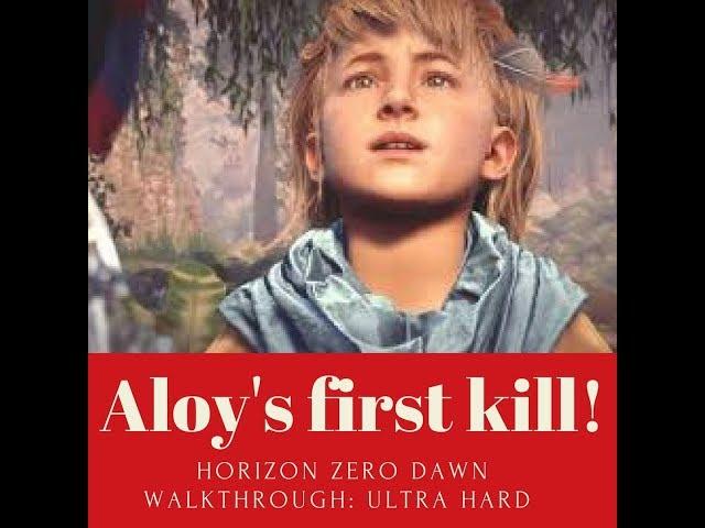 Horizon Zero Dawn: Aloy's first kill !