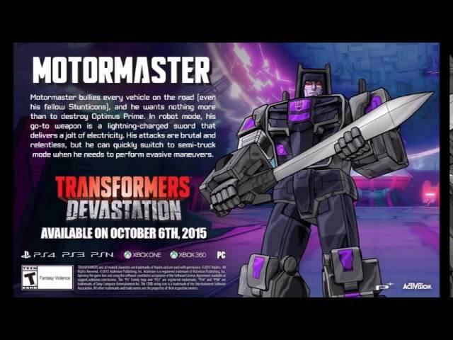 Transformers Devastation Soundtrack - Motormaster