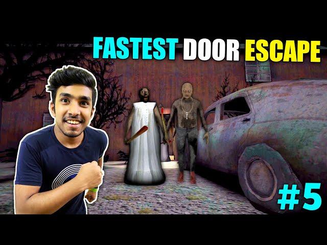 FASTEST DOOR ESCAPE FROM GRANNY'S HOUSE | GRANNY CHAPTER 2 GAMEPLAY #5