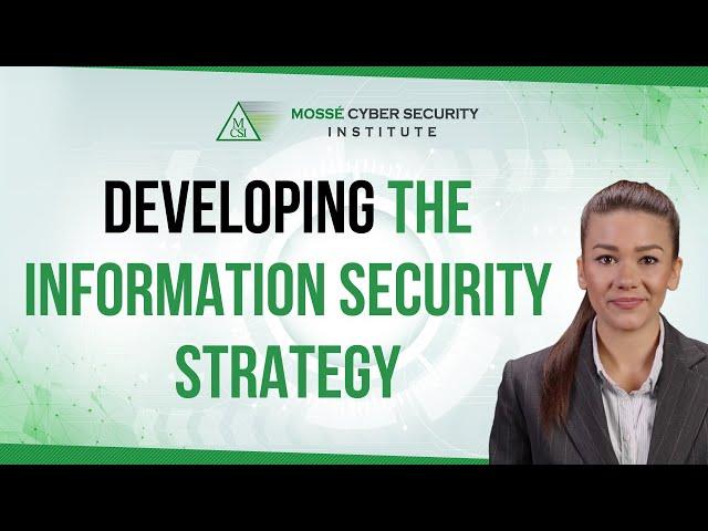 Developing an Information Security Strategy