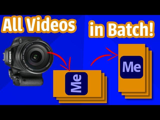 Easily Rotate All Videos Vertically in a Batch - Adobe Media Encoder