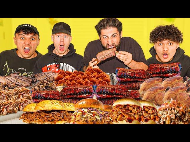 FaZe Clan Try The World’s LARGEST BBQ Meal *30,000+ Calories*