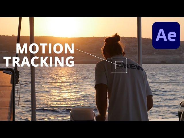 After Effects Motion Tracking Text - Basics EASY Tutorial