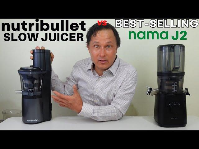 Nutribullet Slow Juicer vs Nama J2 Cold Press Review Comparison