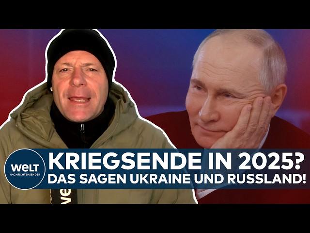 KRIEGSENDE UND FRIEDEN IN 2025 UNTER TRUMP? Das sagen die Kriegsparteien Ukraine und Russland