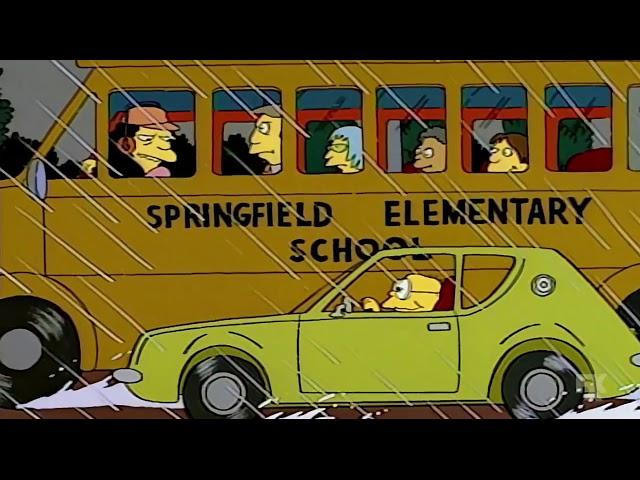 The Simpsons - There's A Gremlin On The Side Of The Bus!