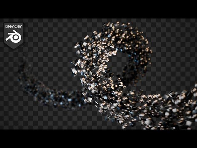 Make Particles Follow a Curve in Blender with this Procedural Tool