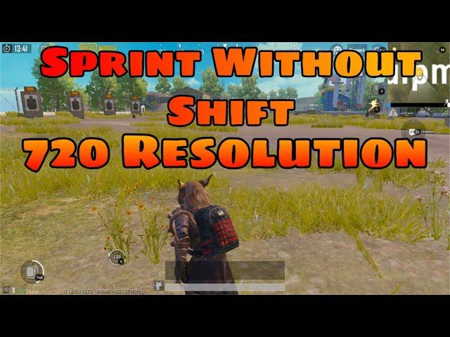 How to SPRINT Without SHIFT In 720 Resolution || How to SPRINT Without SHIFT In Pubg Emulator