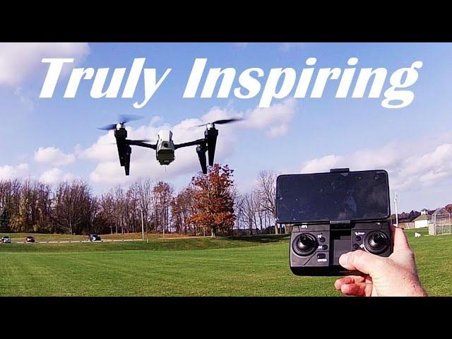 LSRC KS66 Brushless Auto Hover Drone Flight Test Review