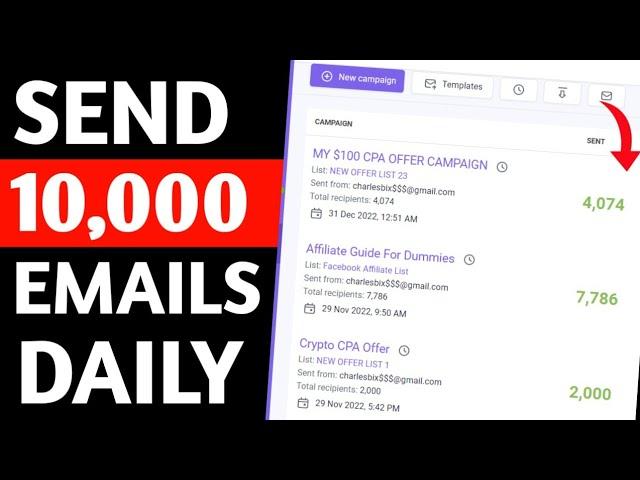 How To Send Unlimited Bulk Emails For Free - Free Bulk Email Sender