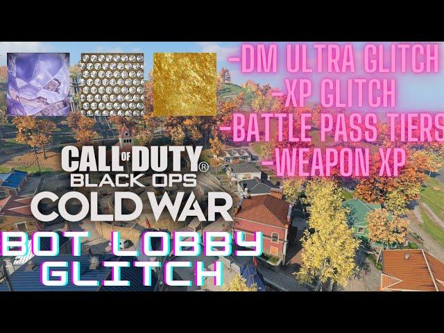 XP BOT LOBBY GLITCH! FAST MAX RANK XP GLITCH IN COLD WAR! BLACK OPS COLD WAR XP GLITCH!