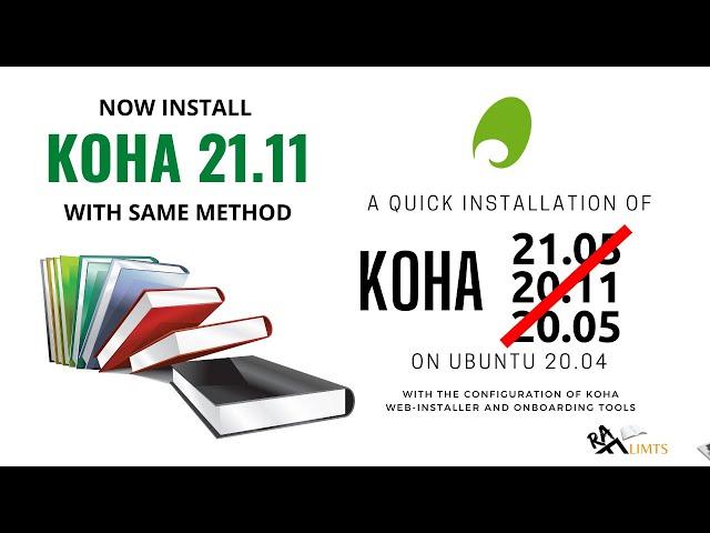 A Quick Installation of Koha 21.11 | Koha  21.05 | Koha 20 on Ubuntu 20.04 | Koha all versions