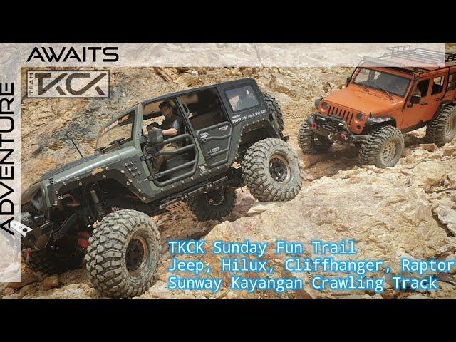 RC 1/10 Scale | Jeep, Hilux, Cliffhanger, Raptor | TKCK Sunday Fun Trail | 07052022