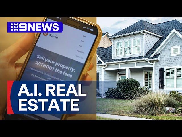 New platform replaces real estate agents with AI to sell homes | 9 News Australia