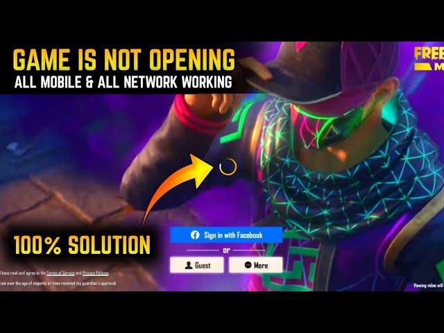 GAME IS NOT OPENING | ALL MOBILE & ALL SIM SOLUTION  GARENA FREE FIRE