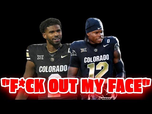 Travis Hunter's Has HEATED Exchange With Shedeur Sanders During Blowout BYU Loss