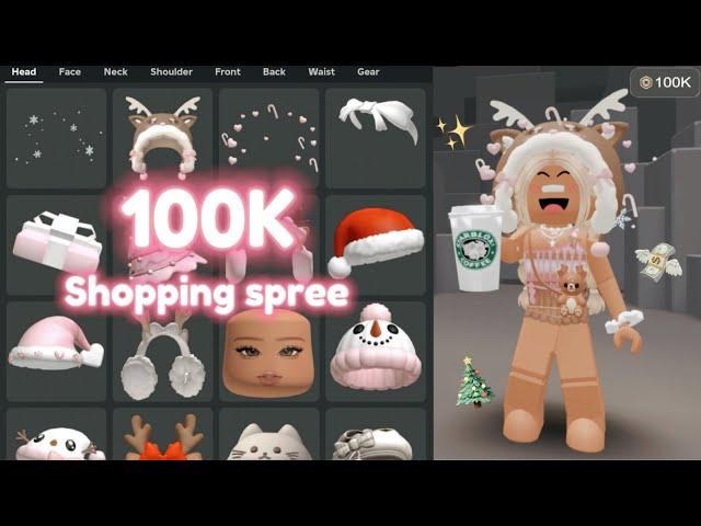 100K ROBUX CHRISTMAS SHOPPING SPREE  (ROBLOX)