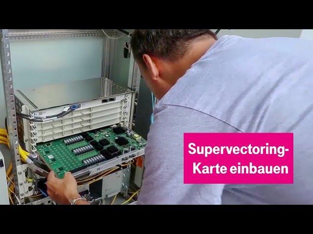 So schnell geht der Einbau einer Super-Vectoring-Karte in einen Verteilerkasten