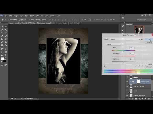 Easily Customize Photobacks Template in Photoshop for Beautiful Results - Produced by Evan Aberman