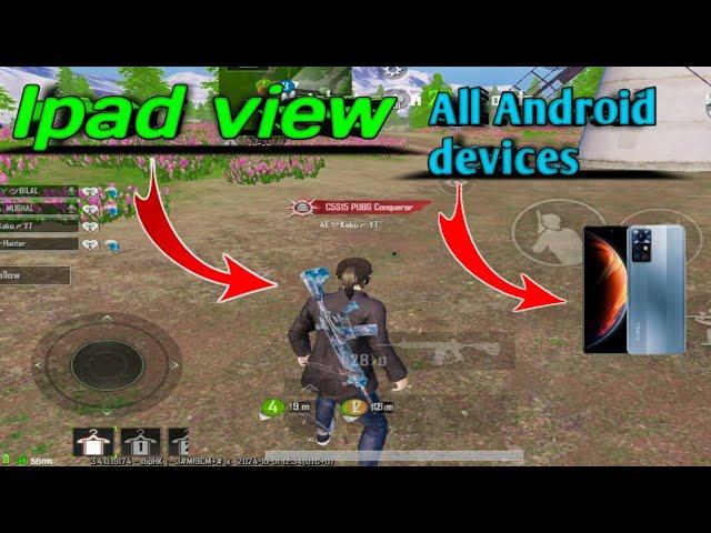 PUBG & BGMI ipad view not working issue solved in 3.5 update real ipad view by split screen