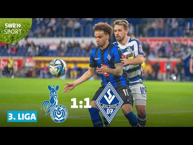 3. Liga: Kuriose Eigentore - Umkämpftes Kellerduell zwischen Waldhof und Duisburg   | SWR Sport