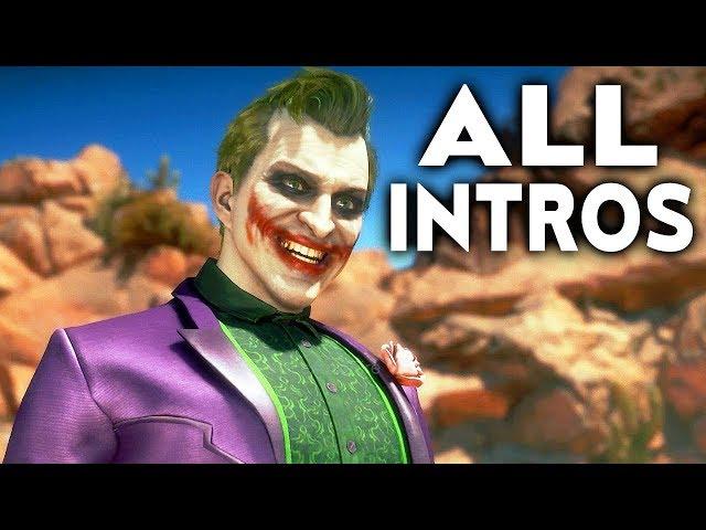 MORTAL KOMBAT 11 Joker All Intros Dialogue Character Banter MK11