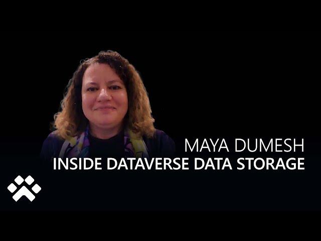 Inside Dataverse Data Storage - Power CAT Live