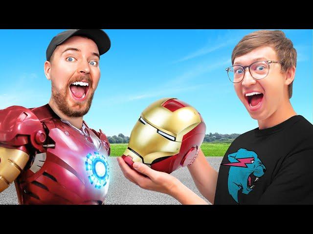 I Built MrBeast A Real Iron Man Suit!