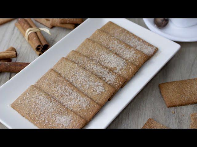 Galletas de canela Napolitanas caseras y sin lactosa