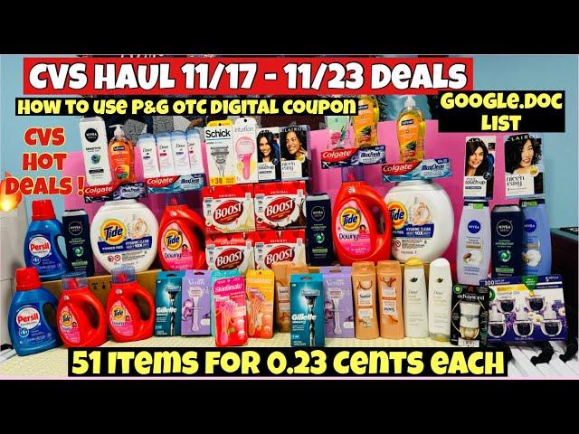 CVS HAUL  11/17 - 11/23 DEALS *CVS FREE & CHEAP COUPONING DEALS *CVS BEST DEALS THIS WEEK