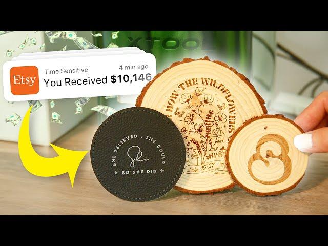 The BEST Laser Engraved Products to SELL on Etsy in 2024!