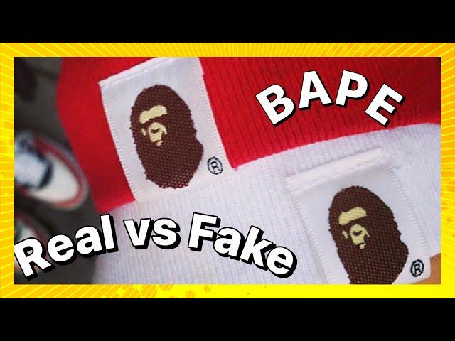 How to legit check BAPE real vs fake !!